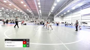 126 lbs Consi Of 4 - Damian Mendez, Team Carnage vs Jacob Macatangay, Illinois Menace Lightning