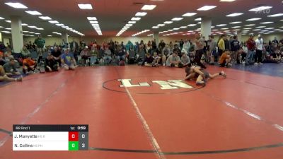 106 lbs Rr Rnd 1 - Jordan Manyette, Team Round Up HS vs Noah Collins, Phoenix HS Red