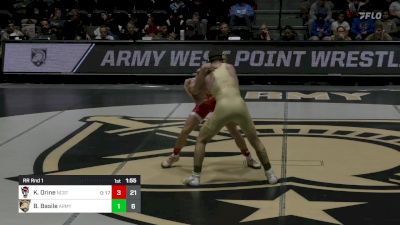 133 lbs Rr Rnd 1 - Kai Orine, NC State vs Braden Basile, Army