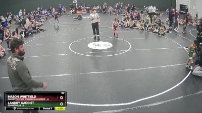 50 lbs Semis (4 Team) - Landry Gaddist, Summerville vs Mason Whitfield, Palmetto State Wrestling Academy