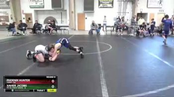 100 lbs Round 6 (8 Team) - Phoenix Hunter, POWA vs Xavier Jacobs, PA Alliance White