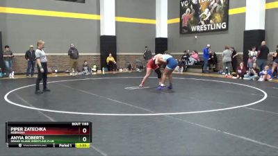 155 lbs Cons. Semi - Anyia Roberts, Grand Island Wrestling Club vs Piper Zatechka, Nebraska