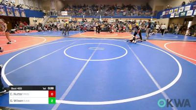 64 lbs Semifinal - Colten Nutter, Pryor Tigers vs Gage Wilson, R.A.W.