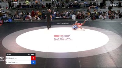 113 lbs Rnd Of 64 - Khimari Manns, Ohio vs Isaiah Harrison, Colorado