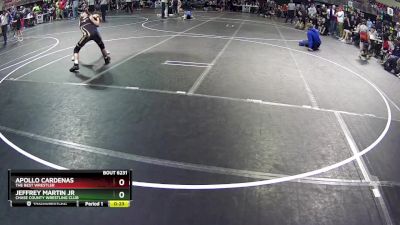 100 lbs Quarterfinal - Apollo Cardenas, The Best Wrestler vs Jeffrey Martin Jr, Chase County Wrestling Club