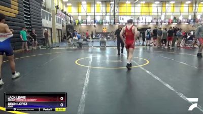 160 lbs Cons. Semi - Jack Lewis, Sebolt Wrestling Academy vs Deon Lopez, Iowa