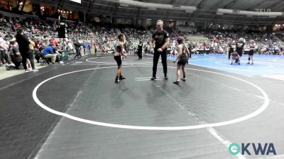 75 lbs Round Of 16 - Kyndal Austin, Sperry Wrestling Club vs Remington Chaney, Oklahoma Wrestling Academy