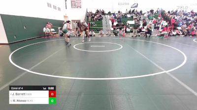 160 lbs Consi Of 4 - Jayshaun Barrett, South Windsor vs Richard Alonso, Maloney