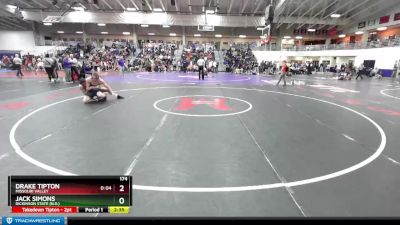 174 lbs Cons. Round 4 - Drake Tipton, Missouri Valley vs Jack Simons, Dickinson State (N.D.)