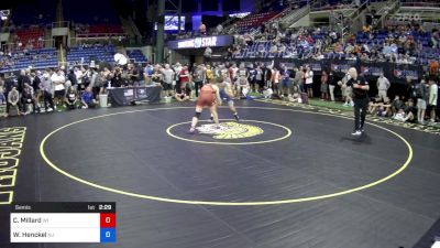 160 lbs Semis - Charlie Millard, Wisconsin vs William Henckel, New Jersey