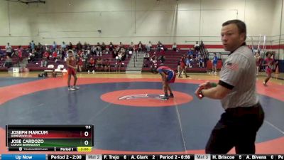 113 lbs Round 1 - Joseph Marcum, Homewood Hs vs Jose Cardozo, Carver Birmingham