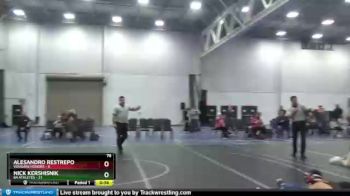 76 lbs Finals (2 Team) - Alesandro Restrepo, Vougars Honors vs Nick Kershisnik, 84 Athletes