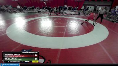 157 lbs Champ. Round 2 - Anthony Bauer, Alber Athletics Wrestling Club vs Brody Seese, Askren Wrestling Academy