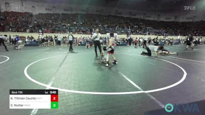 64 lbs Round Of 16 - Kah'til Tillman Counts, Standfast vs Colten Nutter, Pryor Tigers