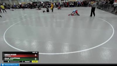 106 lbs Cons. Round 3 - Isaac Kauffman, South Dakota vs Drew Ryder, Wisconsin