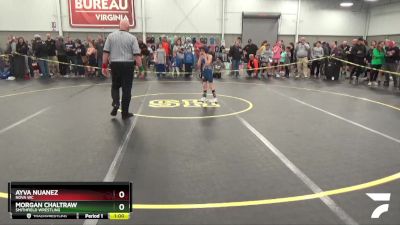 55-57 lbs Round 1 - Morgan Chaltraw, Smithfield Wrestling vs Ayva Nuanez, Nova WC