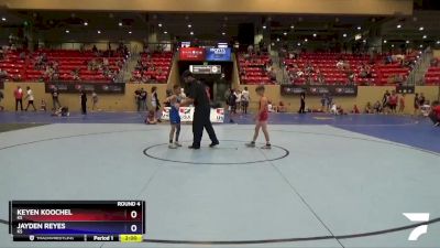 77 lbs Round 4 - Keyen Koochel, KS vs Jayden Reyes, KS