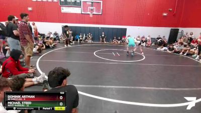 133 lbs Round 4 (6 Team) - Michael Steed, Reece Warriors vs Dominik Artman, BB Wrestling