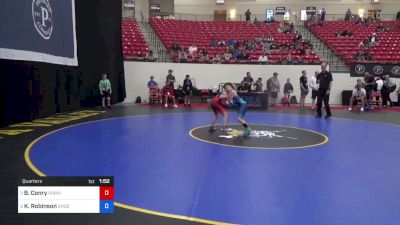 31 kg Quarters - Brekston Conry, Pomona Elite (PWCC) vs Kyler Robinson, Shootbox Wrestling Club