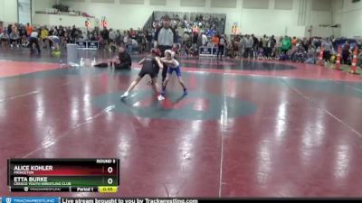 55 lbs Round 3 - Etta Burke, Cresco Youth Wrestling Club vs Alice Kohler, Princeton