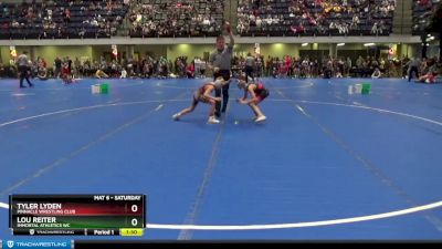 70 lbs Quarterfinal - Tyler Lyden, Pinnacle Wrestling Club vs Lou Reiter, Immortal Athletics WC