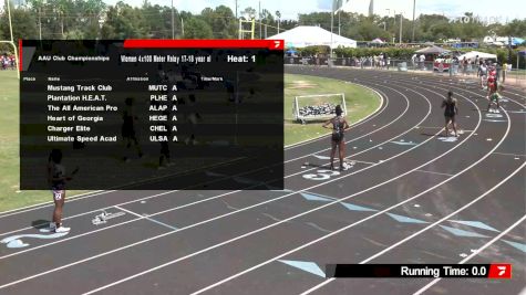 Youth Girls' 4x100m Relay, Semi-Finals 1 - Age 17-18