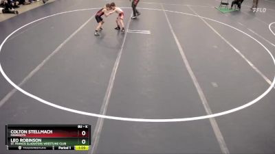 Champ. Round 1 - Colton Stellmach, Minnesota vs Leo Robinson, St. Francis Gladiators Wrestling Club