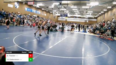 135 lbs Cons. Round 2 - Rylan Cedarstrom, Wasatch vs Dillan Thacker, Wasatch