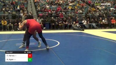 184 lbs 5th Place - Tanner Harvey, American vs Antonio Agee, Old Dominion