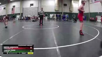 220 lbs Round 4 (16 Team) - Keifer Anderson, Broken Bow vs Carter Fedde, Columbus