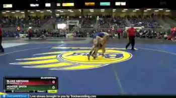 126 lbs Quarterfinals (8 Team) - Blake Niemann, 4A Philomath vs Hunter Smith, 4A Banks