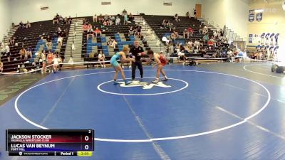 120 lbs Cons. Semi - Jackson Stocker, Valhalla Wrestling Club vs Lucas Van Beynum, Fort Mill