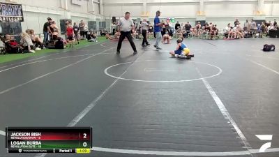 64 lbs Finals (2 Team) - Logan Burba, Revolution Elite vs Jackson Bish, Revolution/WVW