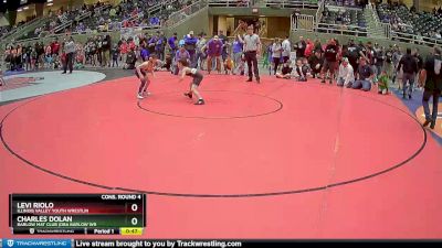 71 lbs Cons. Round 4 - Charles Dolan, Barlow Mat Club (DBA Barlow Wr vs Levi Riolo, Illinois Valley Youth Wrestlin