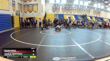 132 lbs Finals (8 Team) - Charlie Armstrong, Jensen Beach vs Talon Maple, Zephyrhills Christian