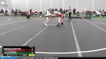 138 lbs Round 3 (8 Team) - Mavrick Hagemann, Nebraska Blue vs Logan Brown, South Dakota Frenzy