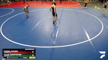 160 lbs Quarterfinals (8 Team) - Karsin Janssen, Jackson vs Elijah Christopher, Hastings