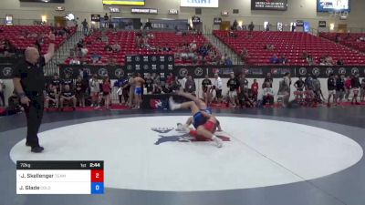 72 kg Rnd Of 16 - Jadon Skellenger, Team Idaho Wrestling Club vs Jake Glade, Colorado Top Team Wrestling Club