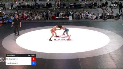 113 lbs Rnd Of 128 - Brock Johnson, Kansas vs Tye Johnson, North Carolina