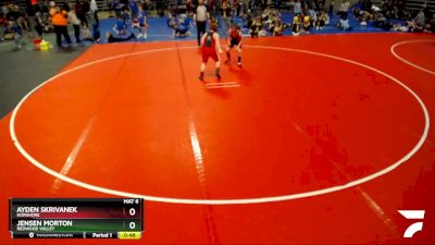 155 lbs 5th Place Match - Ayden Skrivanek, Norshore vs Jensen Morton, Redwood Valley