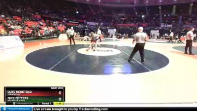 3A 120 lbs Cons. Round 1 - Nick Fetters, Belleville (East) vs Luke Berktold, Libertyville