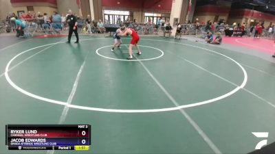 106 lbs Cons. Round 1 - Ryker Lund, Cardinal Wrestling Club vs Jacob Edwards, Omada Kitrinos Wrestling Club