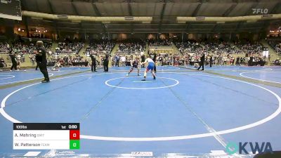 100 lbs Consi Of 8 #1 - Aiden Mehring, Smith Wrestling Academy vs Wyatt Patterson, Team Tulsa Wrestling Club