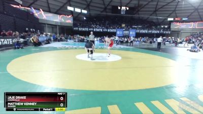 1B/2B 215 Cons. Round 3 - Jaje Drake, Coupeville vs Matthew Kenney, Rainier