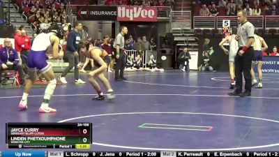 2A-106 lbs Cons. Round 4 - Jayce Curry, Sergeant Bluff-Luton vs Linden Phetxoumphone, Webster City