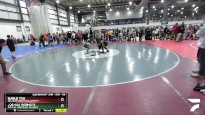 69 lbs Champ. Round 1 - Gable Tan, Scanlan Wrestling Academy vs Joshua Weimert, Pit Bull Wrestling Academy