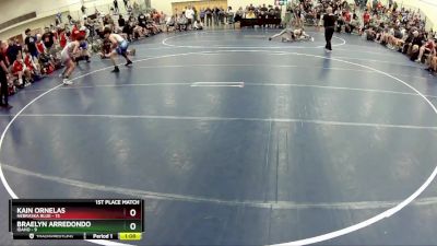 117 lbs Finals (8 Team) - Braelyn Arredondo, Idaho vs Kain Ornelas, Nebraska Blue