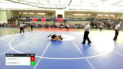 126 lbs Round Of 16 - Kyle Currier, RHAM vs Phoenix Gardella, Norwalk