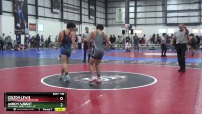 126 lbs Cons. Round 4 - Colton Lewis, Eastern Carolina Wrestling vs Aaron August, Seahawks Wrestling Club