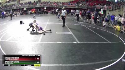 85 lbs Cons. Round 2 - Kyan Stender, Crofton/Bloomfield vs Jackson Liske, GI Grapplers